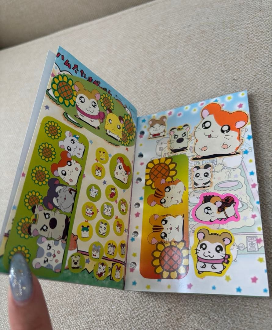 平成レトロ　ハムスター　シールブック　シール帳　当時品