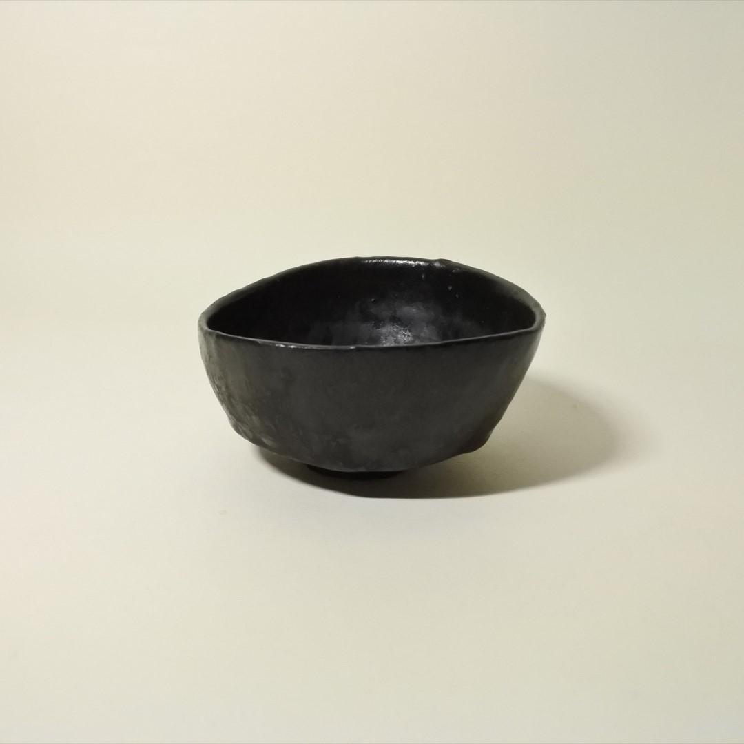 明治時代　黒茶碗　骨董品　アンティーク　茶道具 b