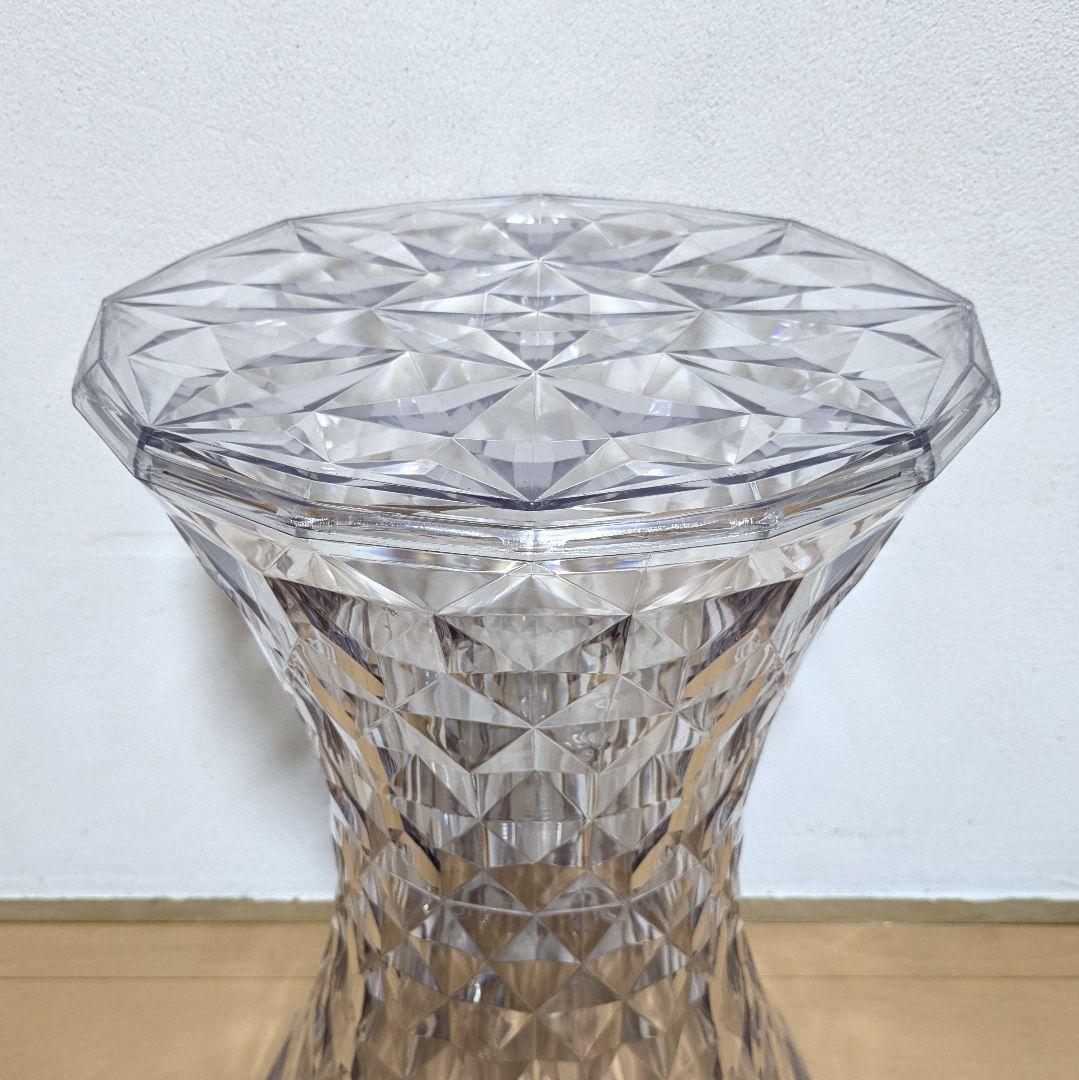 美品 Kartell STONE カルテル ストーン スツール クリスタル ③