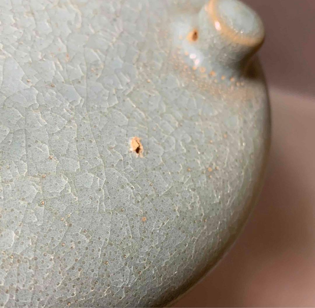 中国 耳付三つ足洗筆（鉢） u6230835