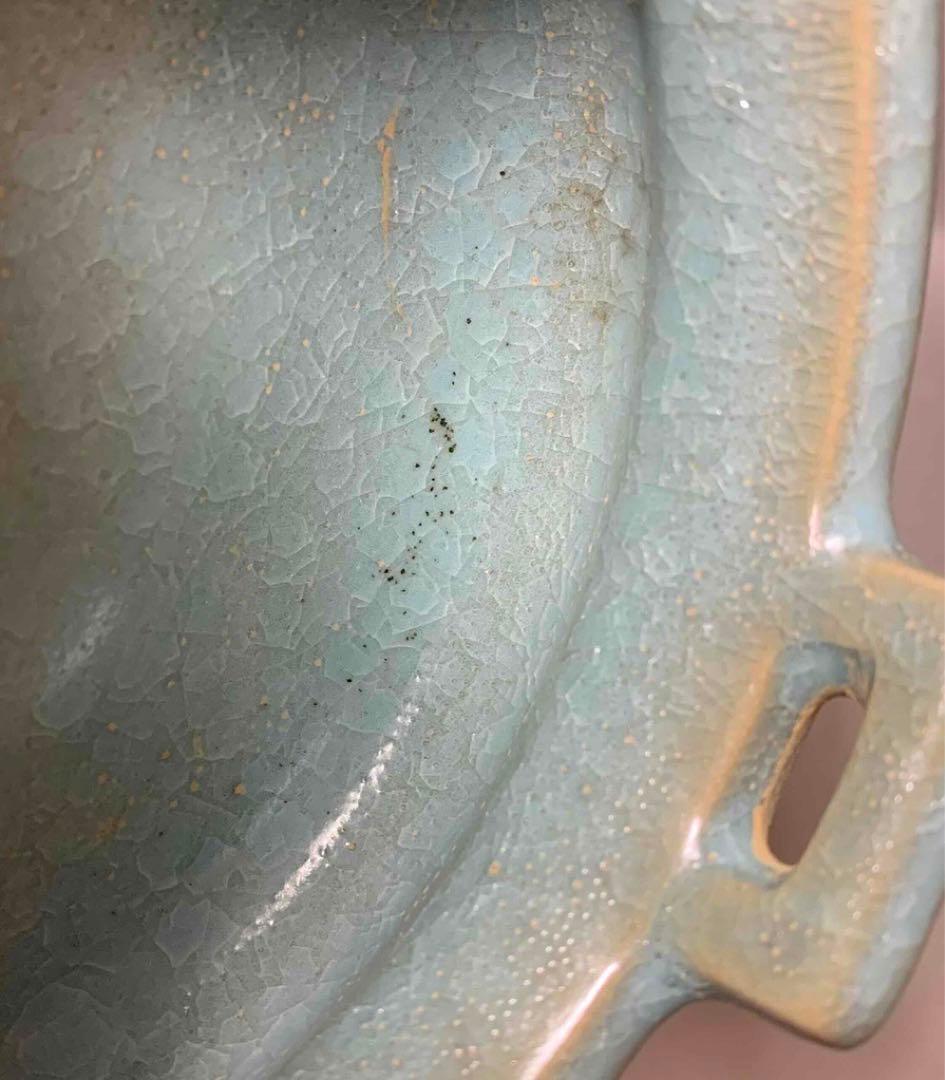 中国 耳付三つ足洗筆（鉢） u6230835