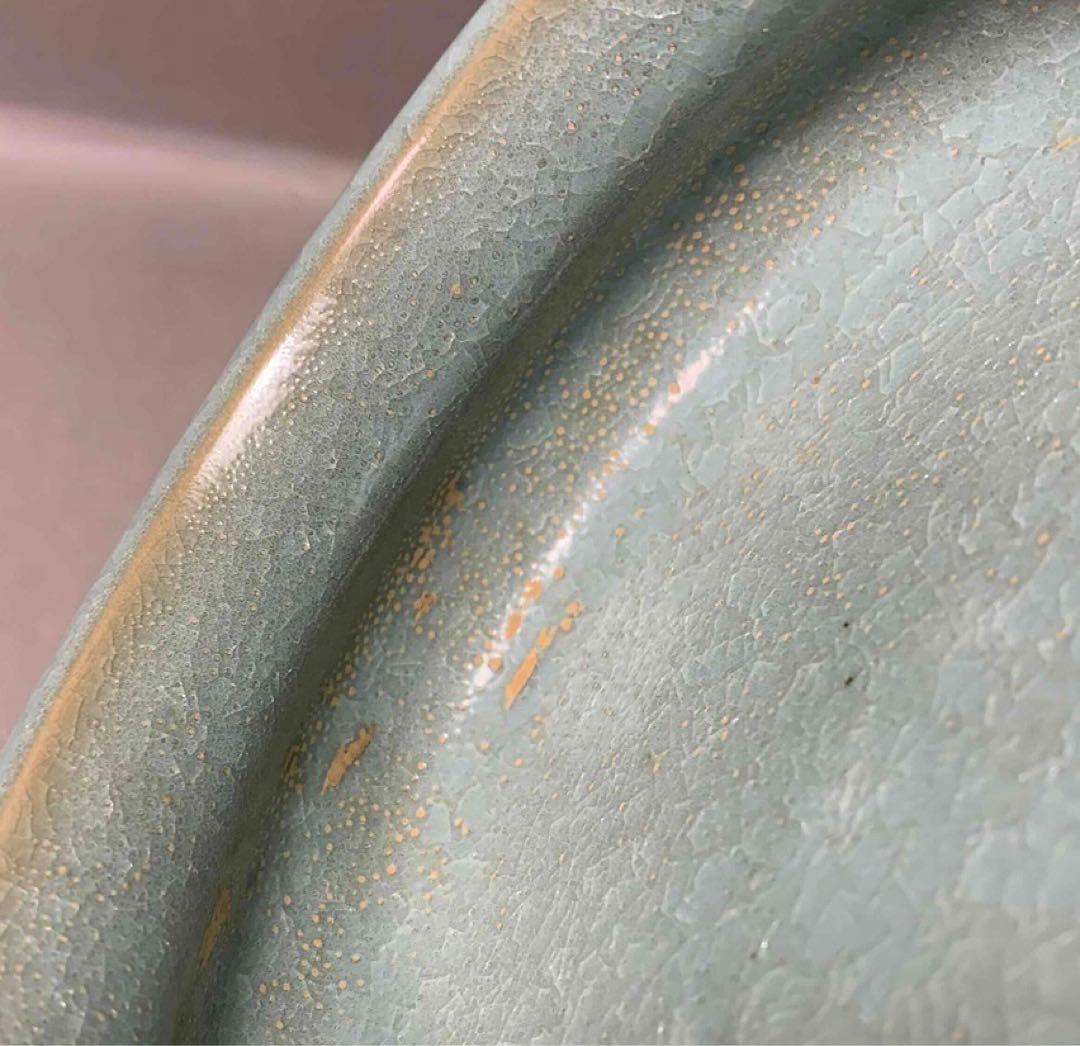 中国 耳付三つ足洗筆（鉢） u6230835