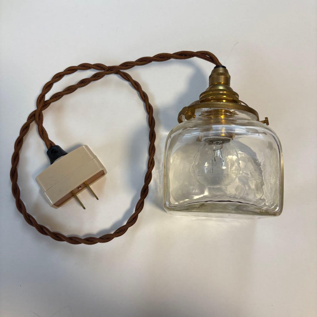 安土草多　ペンダントライト　角瓶