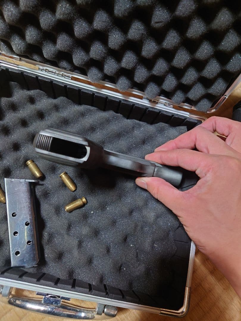 M1910 マルシン モデルガン カート&トランクケース付属