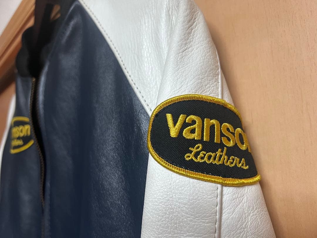 vanson バンソン　レザージャケット　スタジャン　 サイズ40