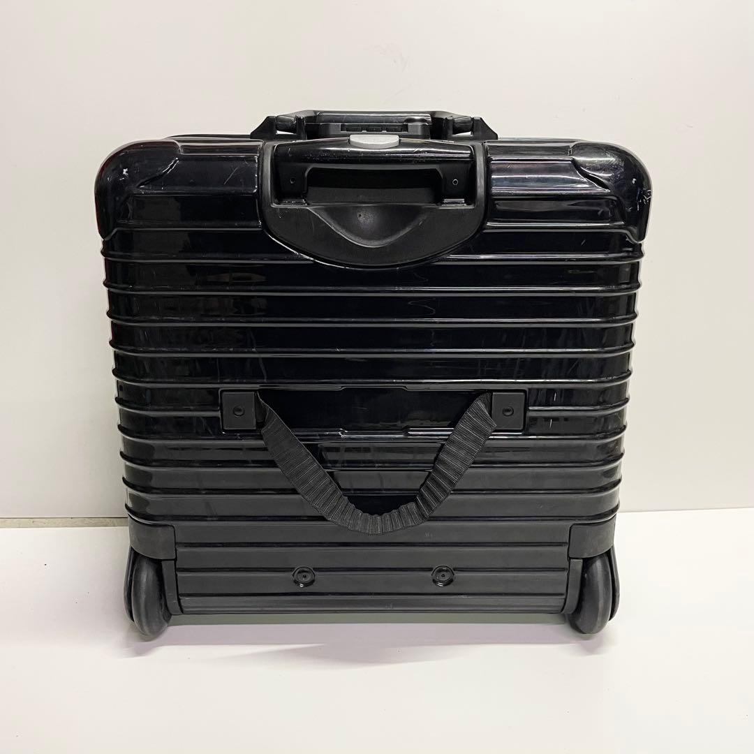 ○リモワ 機内持ち込み可2輪 ビジネス トロリー ブラック　現状品