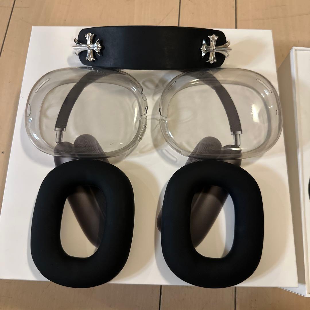 AirPods Max スペースグレー　 アクセサリー　カバー付き