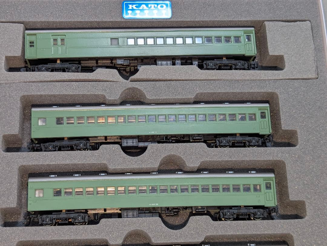 KATO　特急 はと 青大将編成　７両　全車室内灯　Nゲージ