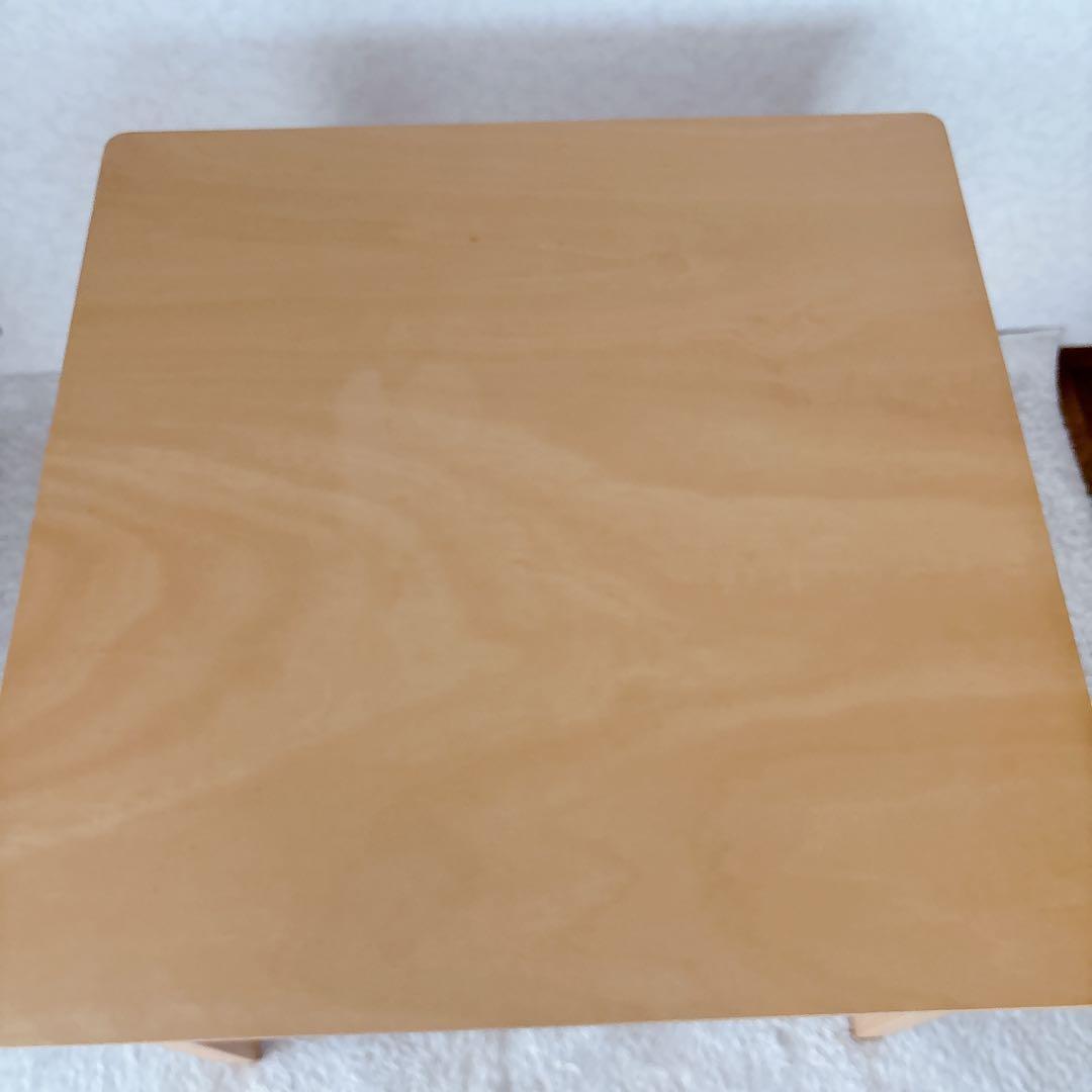 Ryosaku様リクエスト品】正方形 ダイニングテーブル 4人掛け ナチュラル