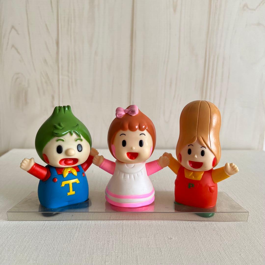 希少 NHK チロリン村物語 ソフビ人形 3体セット ニノヘ製 当時物 レア