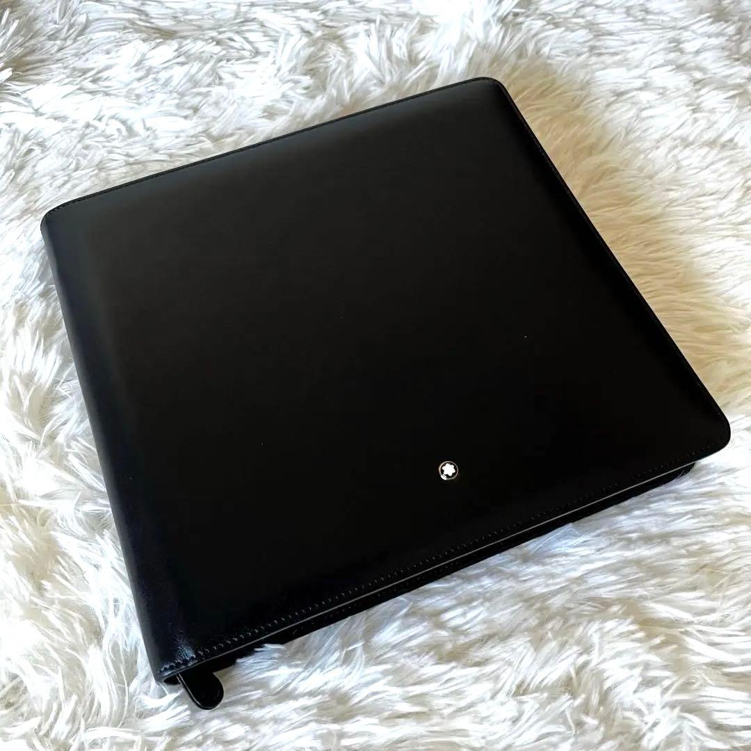 【希少】100周年 MONTBLANC　モンブラン　レザー　ノートブック　手帳