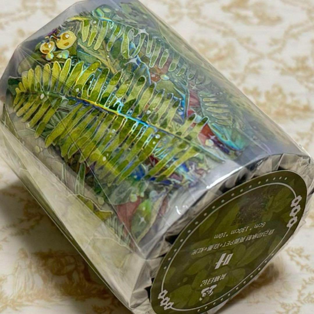 海外 PETテープ マスキングテープ葉っぱ