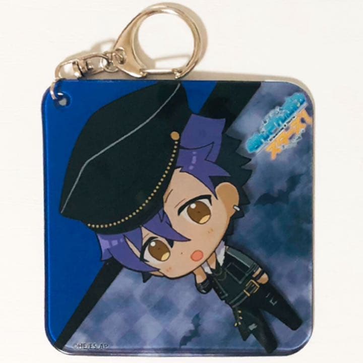 あんスタ★カラ鉄★UNDEAD【乙狩アドニス】ふにふにコースター型ストラップ