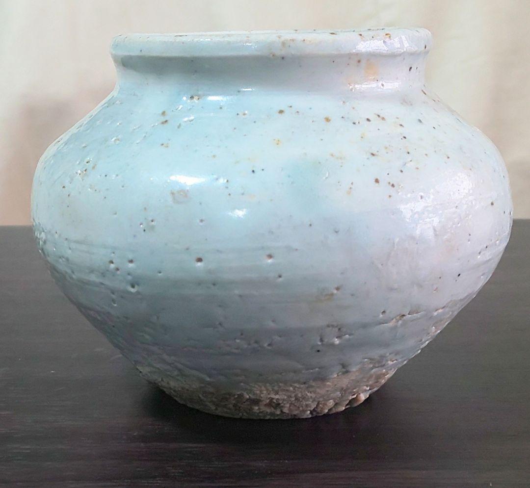 朝鮮古美術 李朝白磁壺