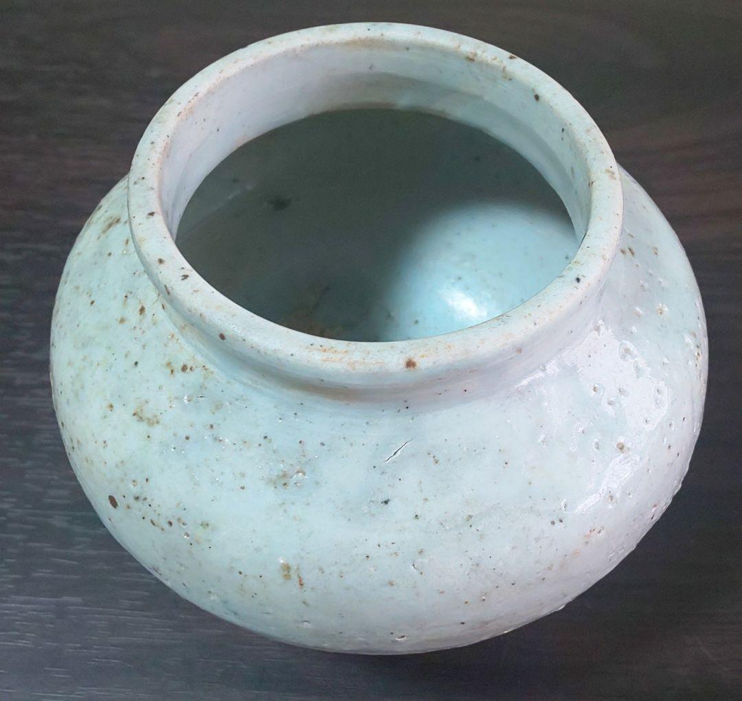 朝鮮古美術 李朝白磁壺