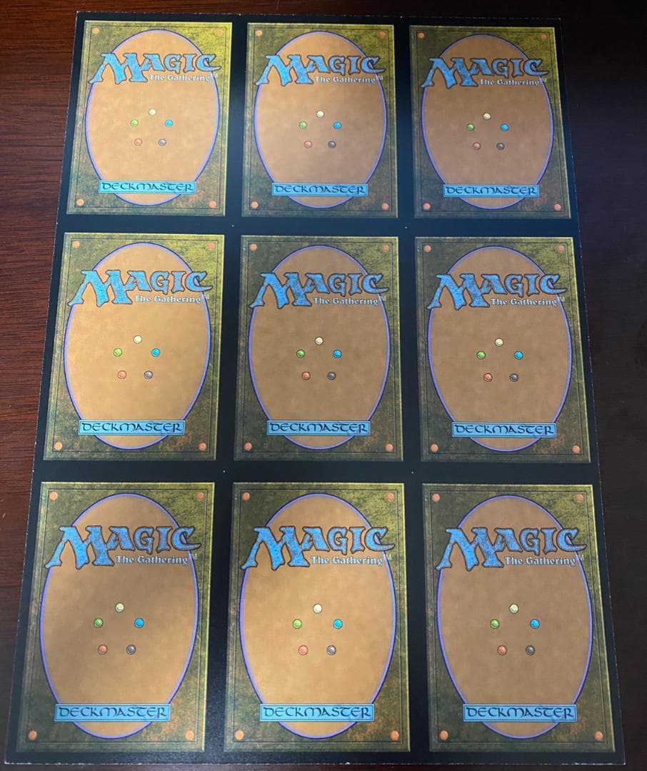 MTG エルドレイン フォイル仕様アンカット・シート(3×3)