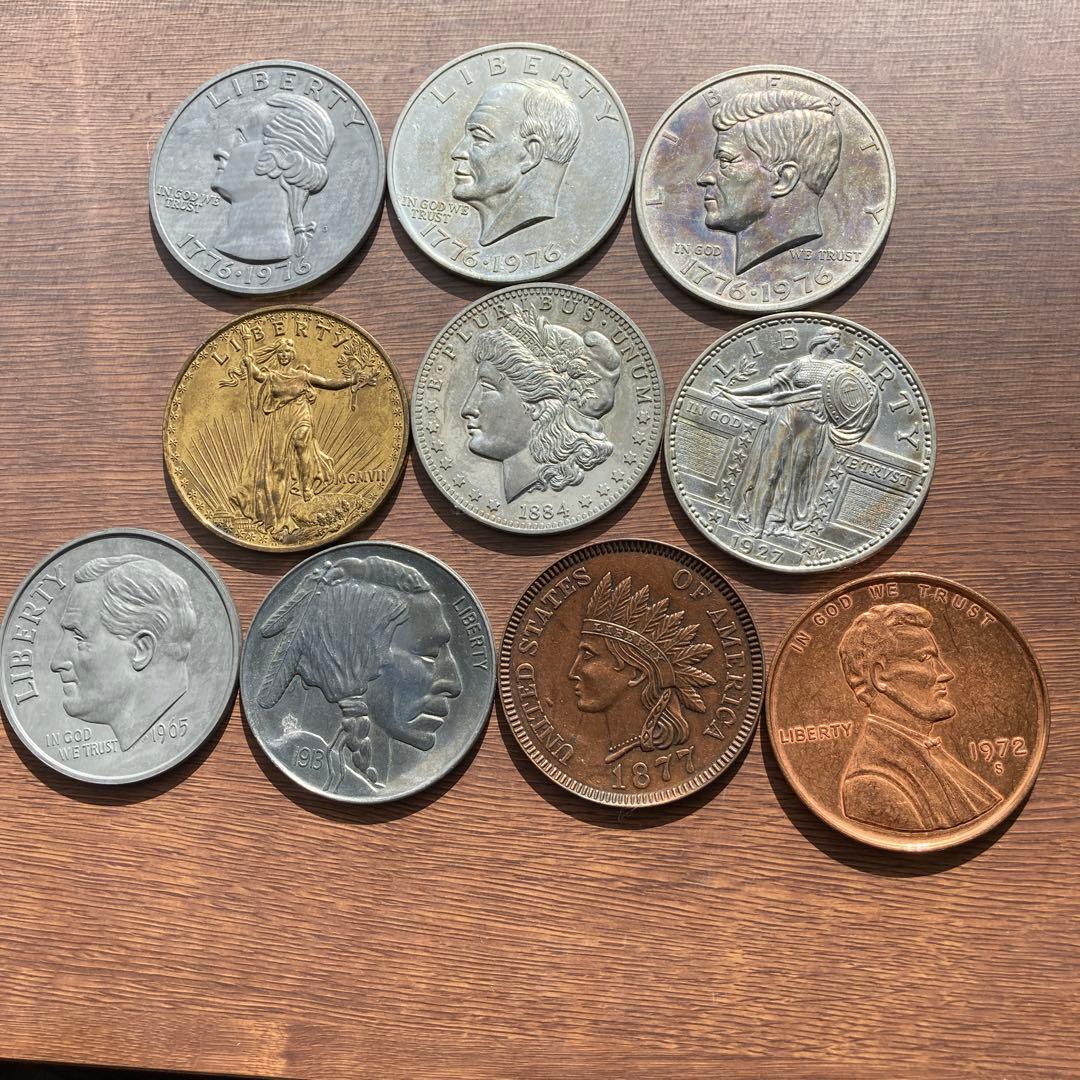 【レア物】アメリカ　ビンテージ　コースター　10個セット