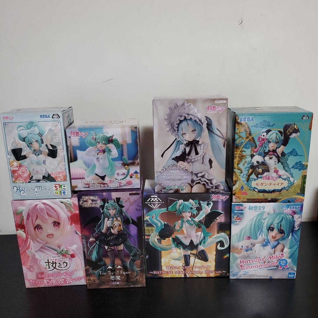 初音ミク　プライズフィギュアセット