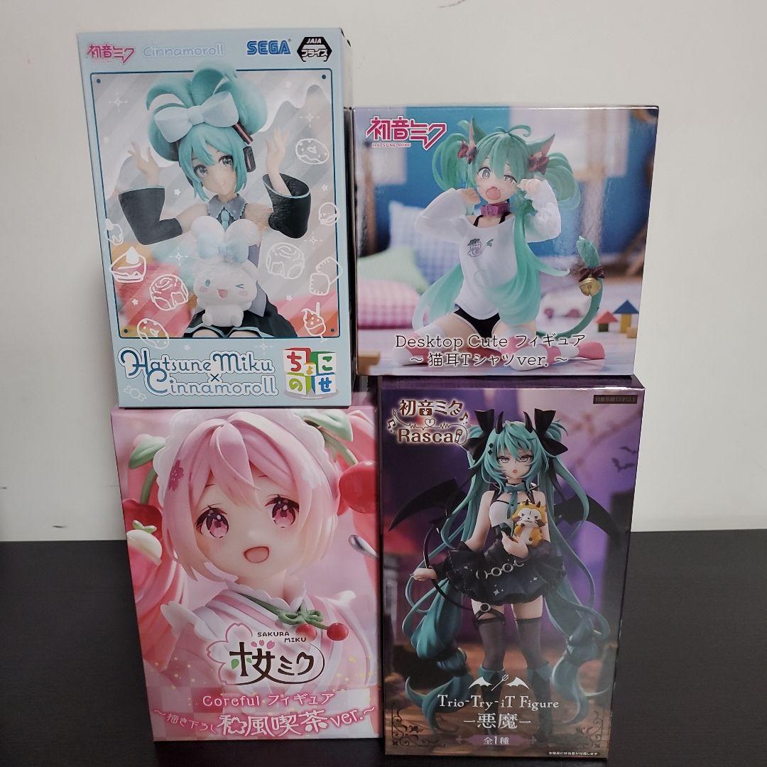 初音ミク　プライズフィギュアセット