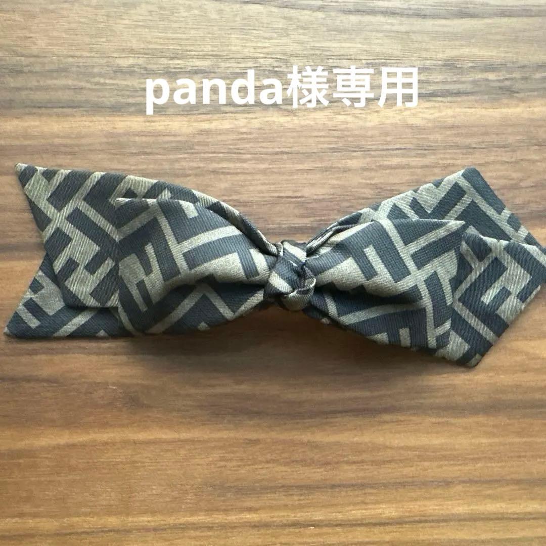 (panda)FENDI リボンバレッタ