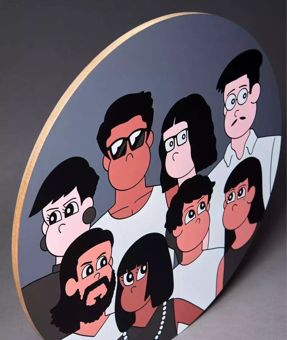 Jun Oson “PEOPLE” ウッドパネル 新品未使用