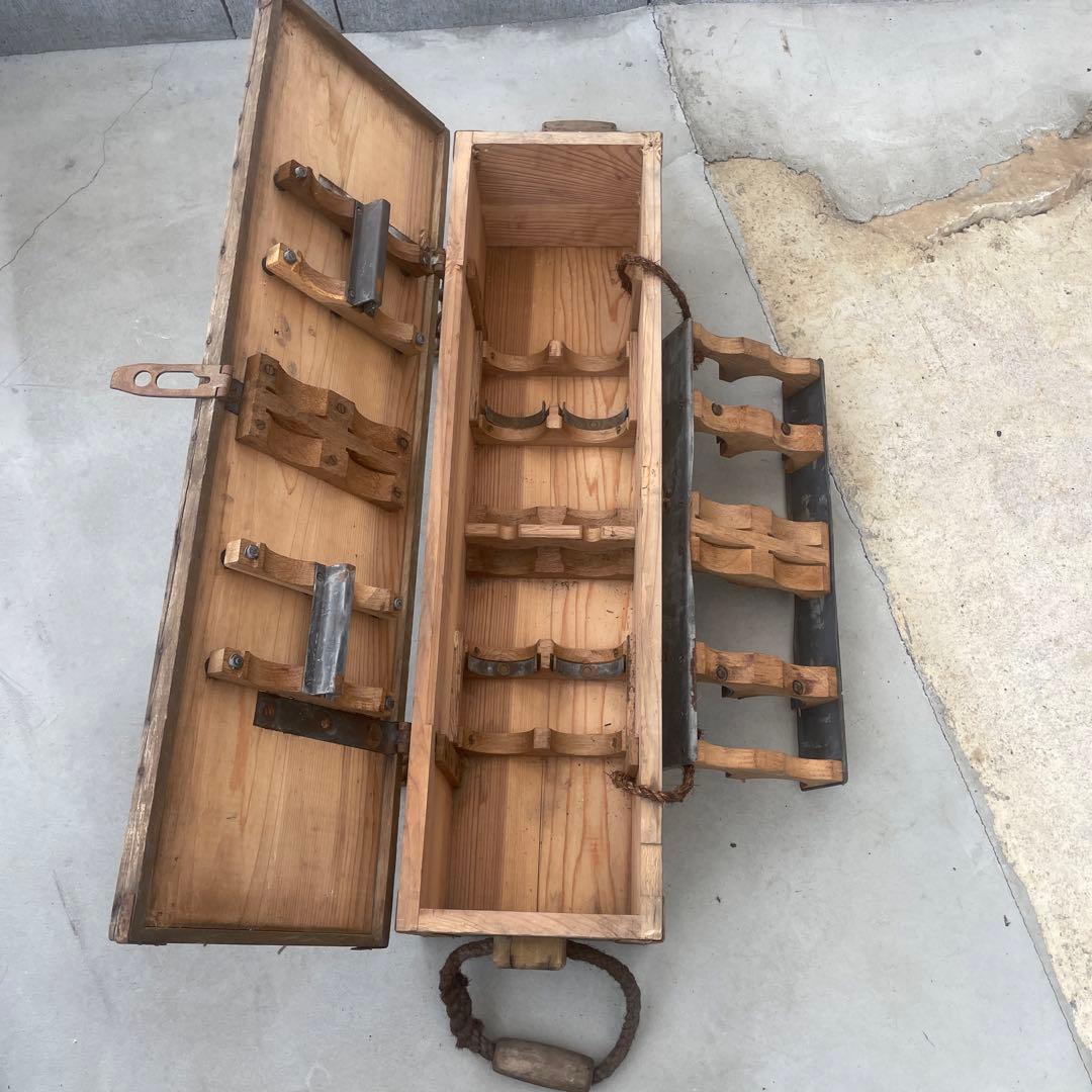 旧日本軍　木製弾薬箱　九十二式歩兵砲駄載用彈薬箱 備品 かなりレアな物です。