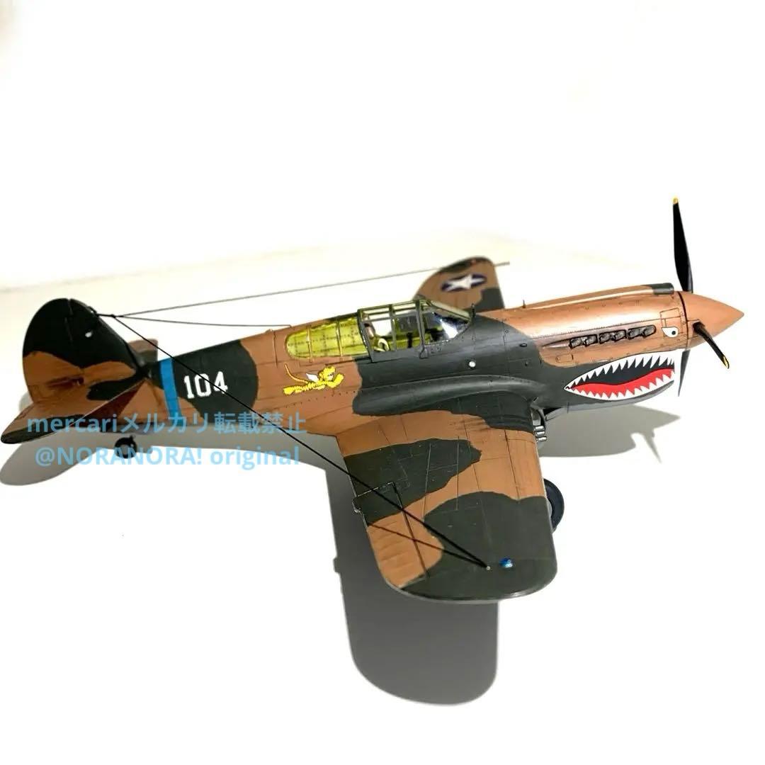 1/48 カーチスP-40E ウォーホークJT86プラモデル 完成品
