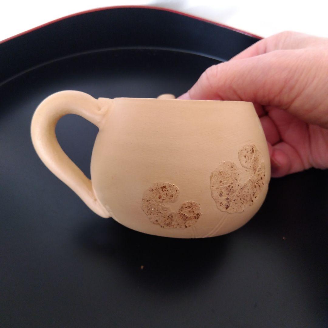 【新品未使用】 秋田焼 からくり細工 急須 湯呑み セット