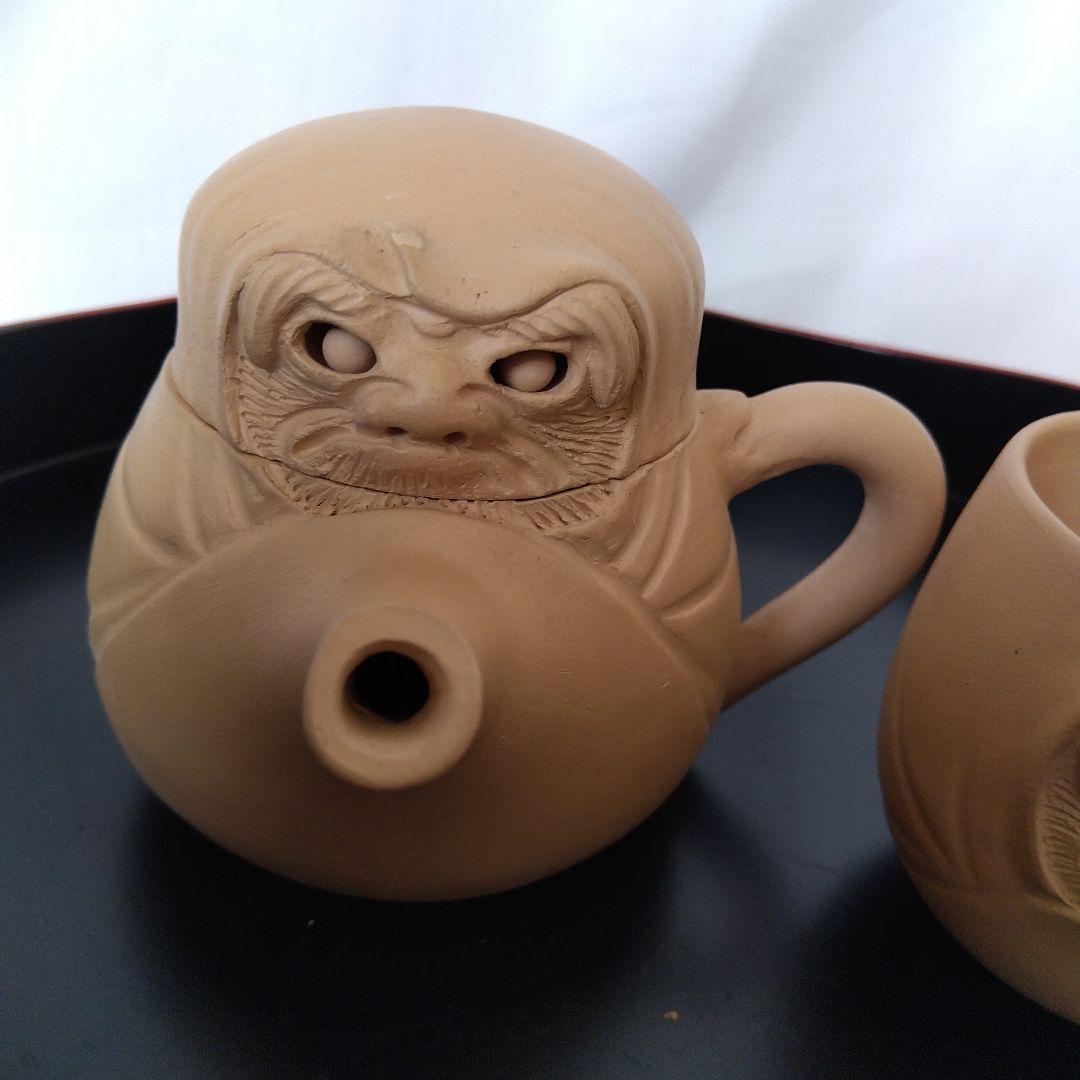 【新品未使用】 秋田焼 からくり細工 急須 湯呑み セット