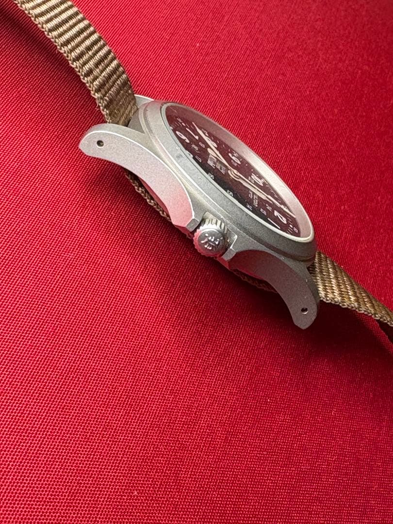 【電池交換済み・動作品】Hamilton Khaki クォーツ腕時計