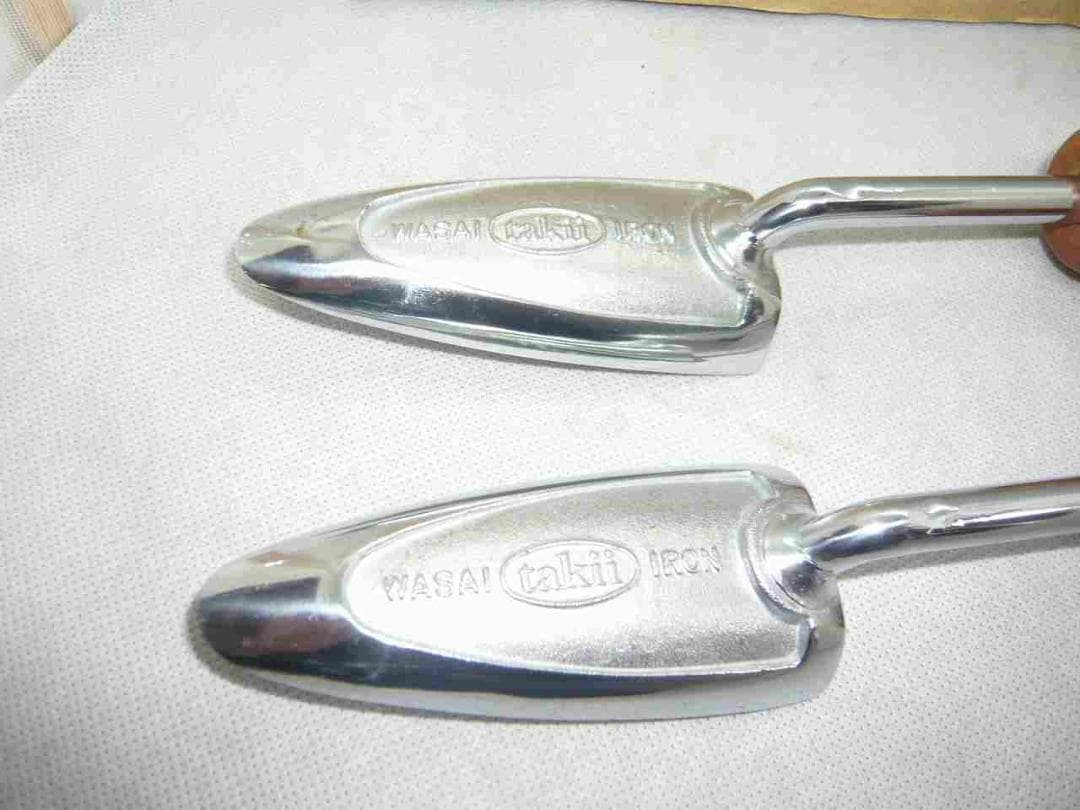 ③タキイ和裁電化鏝　ランプ付　和裁こて　 和裁コテ　鏝２本付　未使用保管品