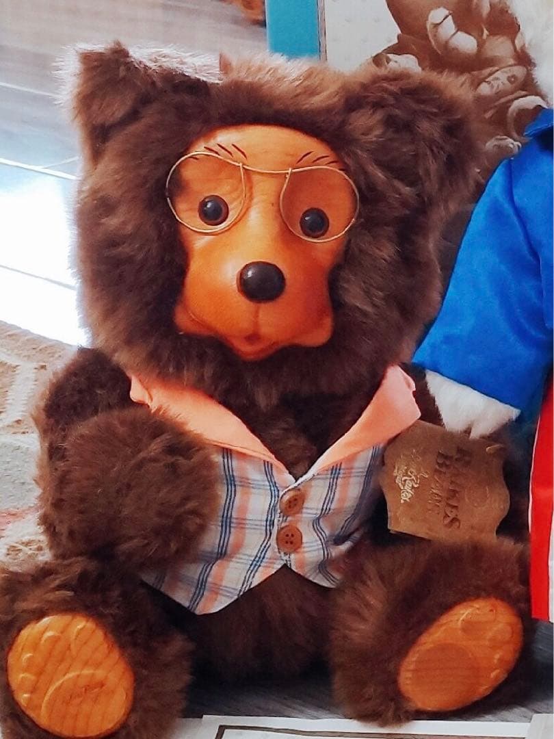 熊木彫りテディベアRobert raikes bears木製海外作家レイクスベア