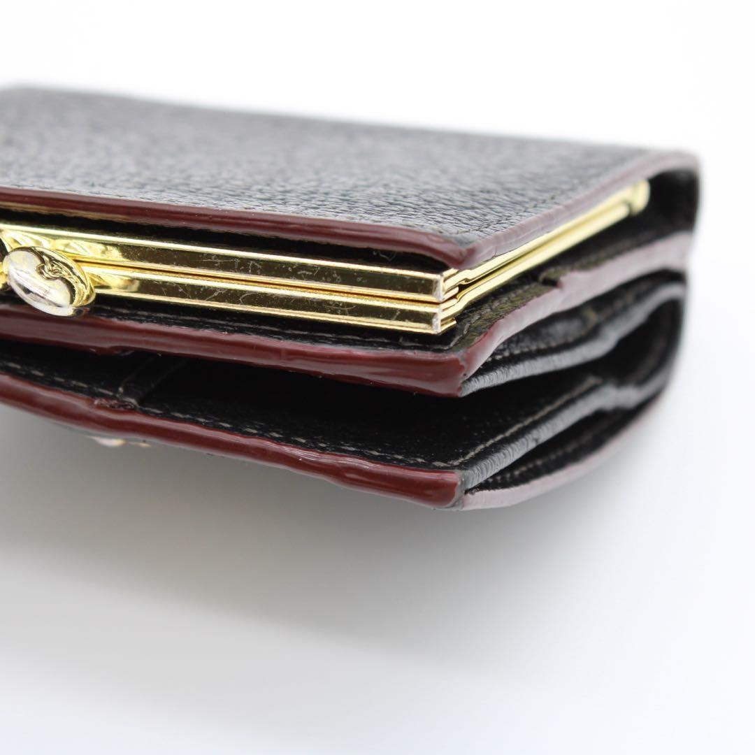 【美品】Vivienne 二つ折り財布 がま口 EXECUTIVE ブラック