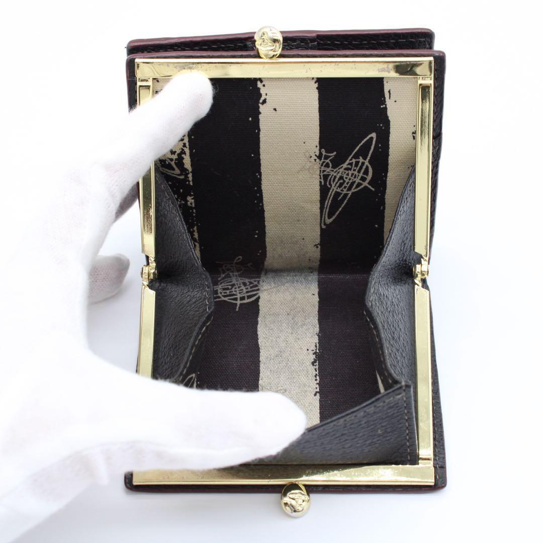 【美品】Vivienne 二つ折り財布 がま口 EXECUTIVE ブラック