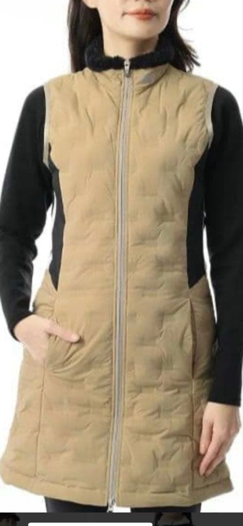 【新品】ニューバランスゴルフ ダウンワンピース ベージュサイズ1 （M）