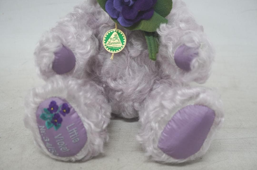 【M2512-21】 Harmann ハーマン テディベア リトルバイオレット