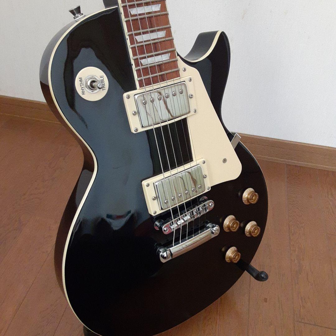 美品　Maison ブラック エレキギター レスポールタイプ