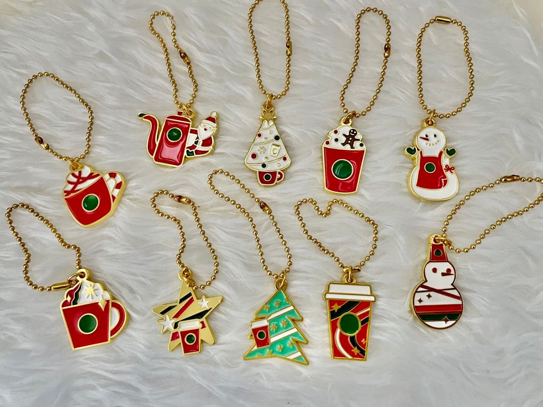 スタバ クリスマス オーナメント 2023 限定 美品 限定 フラペチーノ ツリ