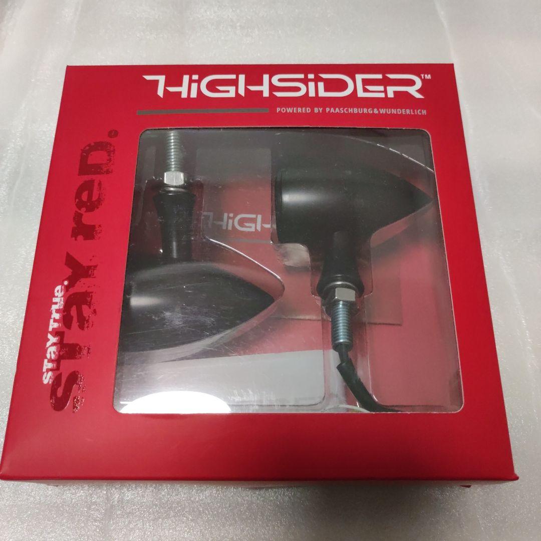 HIGHSIDER LEDホワイトポジションフロントウインカー ロケットブレット