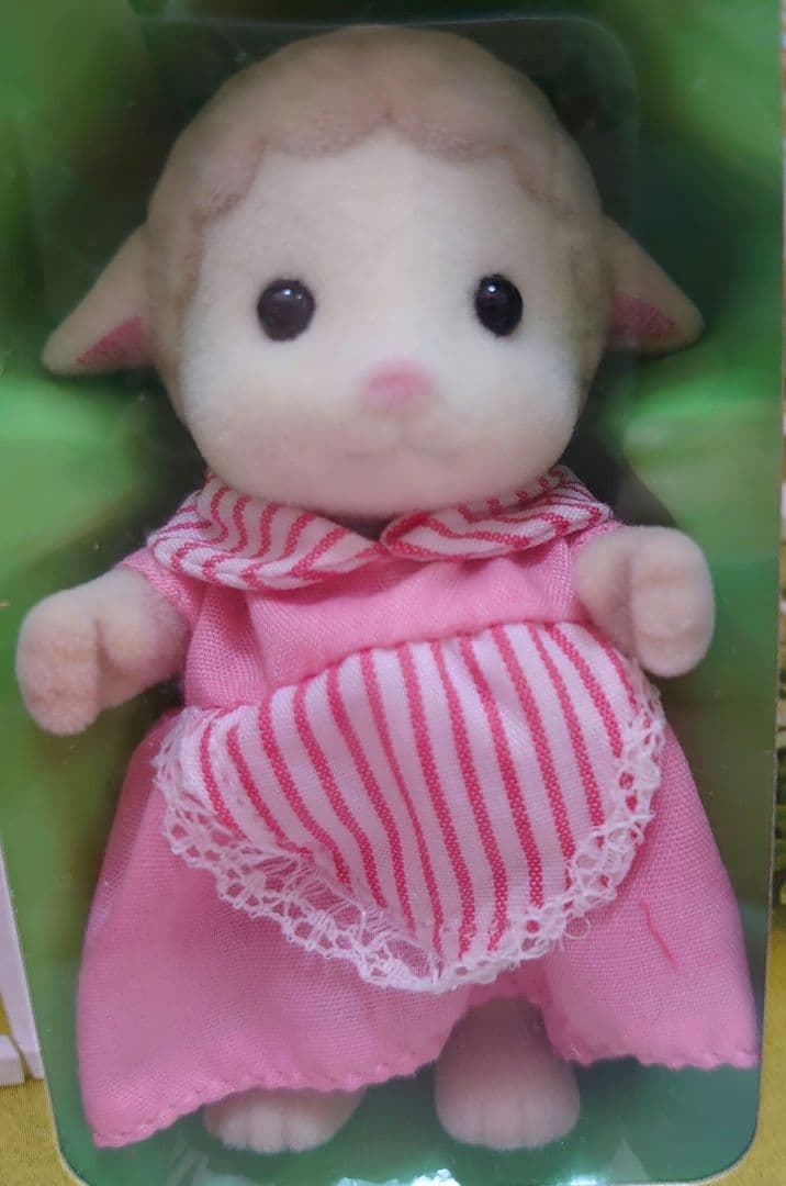 【未開封】シルバニアファミリー　ヒツジ　わたあめ　綿菓子　海外版　オープンハンド