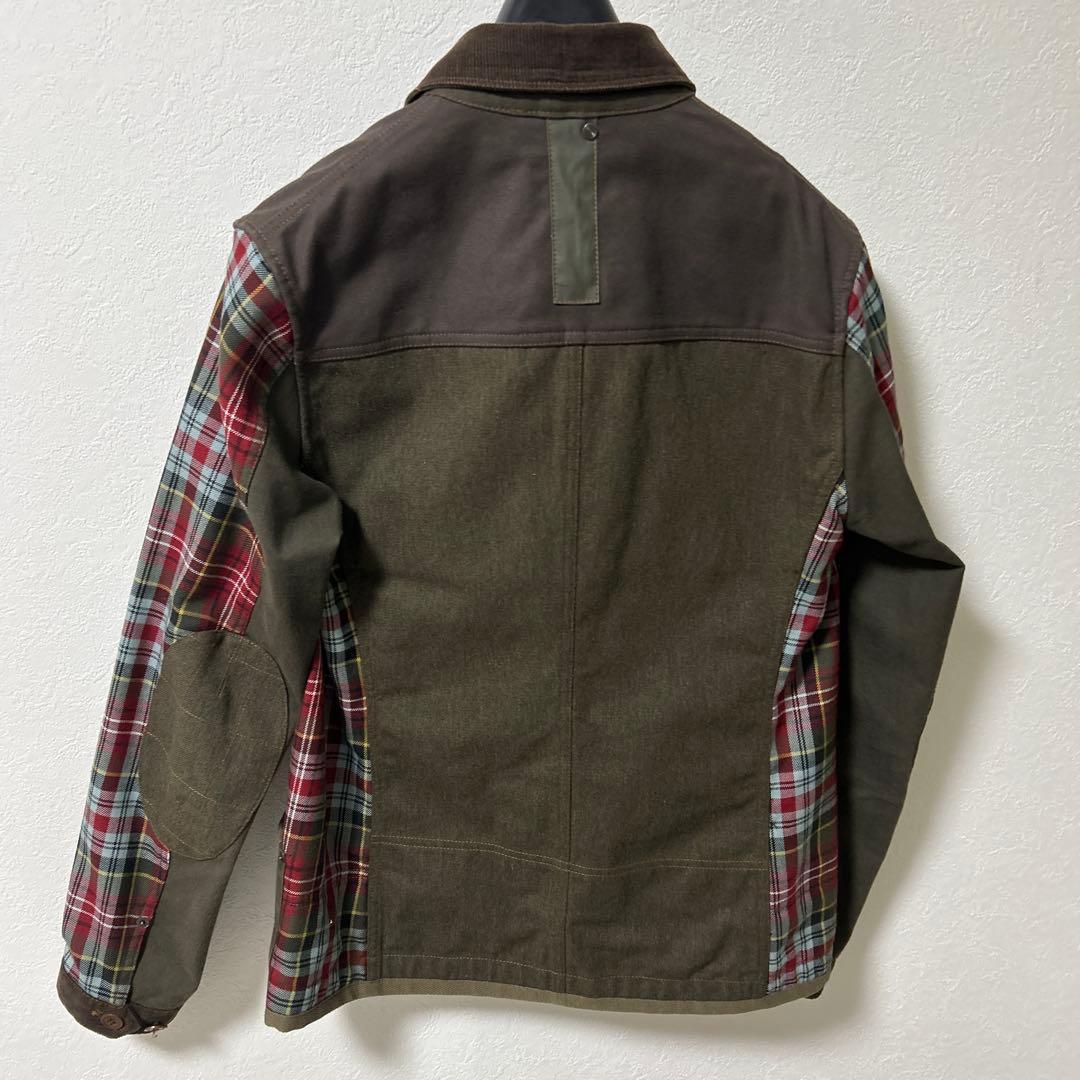 ギャルソン　ジャケット　チェック