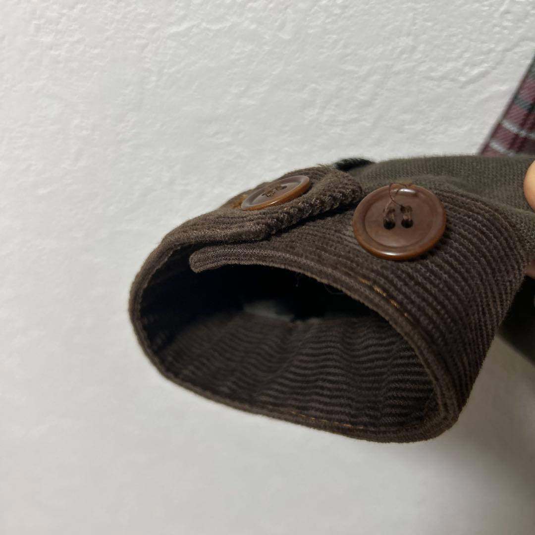 ギャルソン　ジャケット　チェック