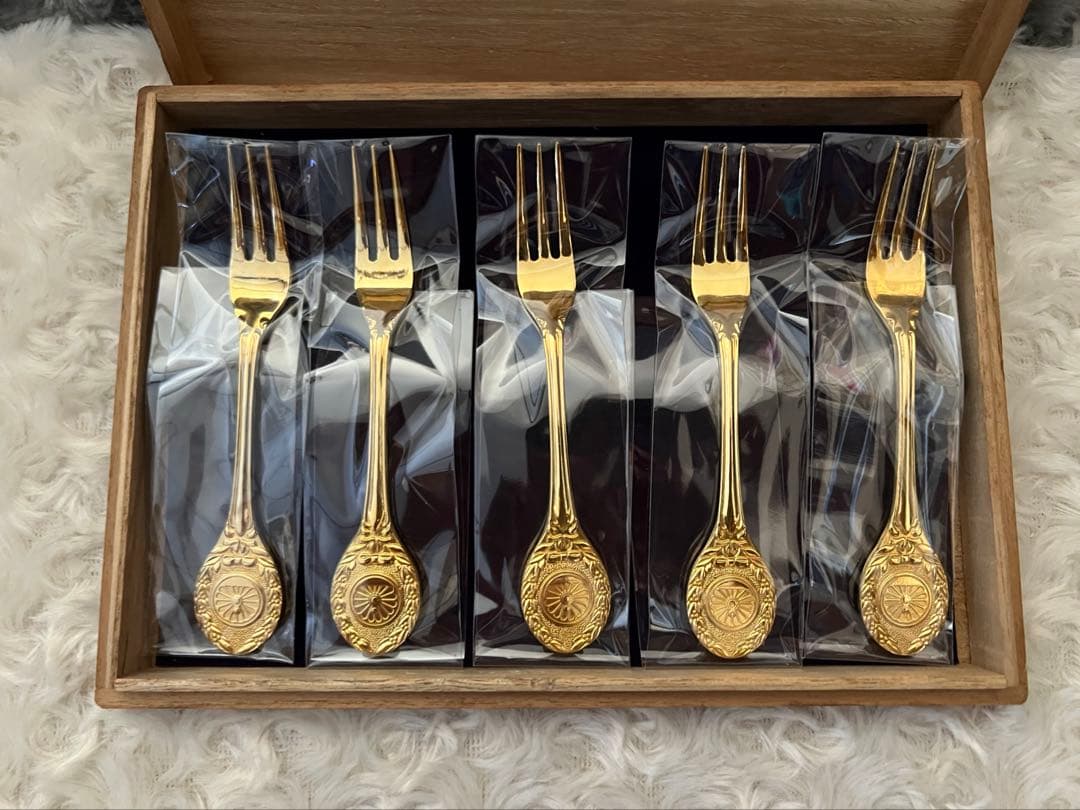 日本国有鉄道　カトラリーセット　鉄道旗（国鉄社旗）スプーン＆フォーク　８本セット