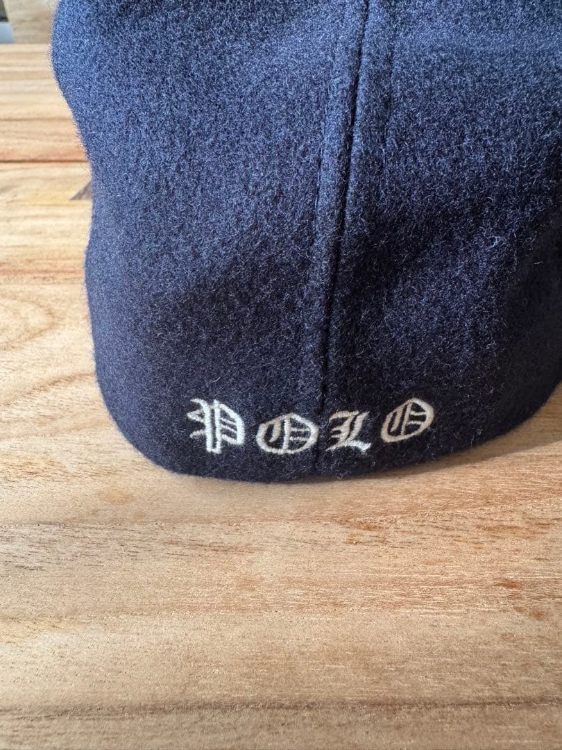 【Polo by Ralph Lauren 】ネイビーキャップ L/X L