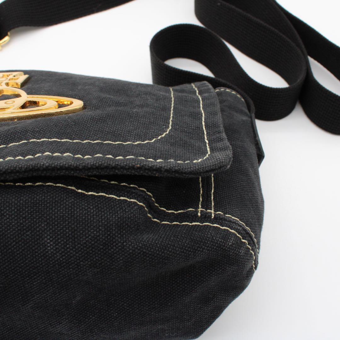 【美品】Vivienne Westwood フラップ デニム ショルダーバッグ