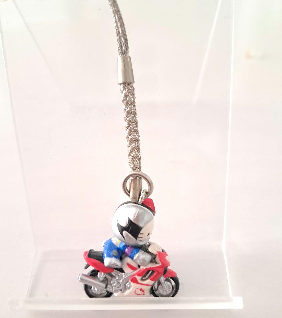 ハローキティ　根付ストラップ　バイク　サーキット限定　2002年