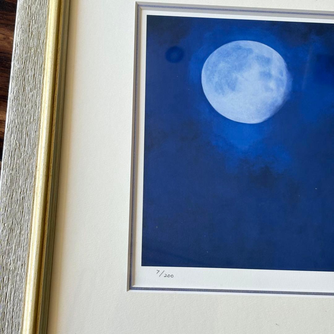 飯名京美「相思(そうし)」版画 7/200 額装 アーカイバル・プリント K