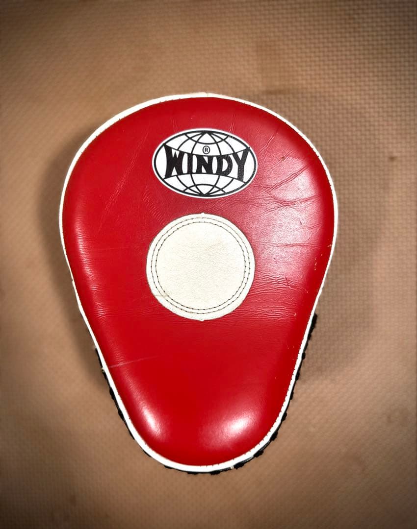 WINDY ウィンディ PP-10 パンチングミット ホワイト/レッド