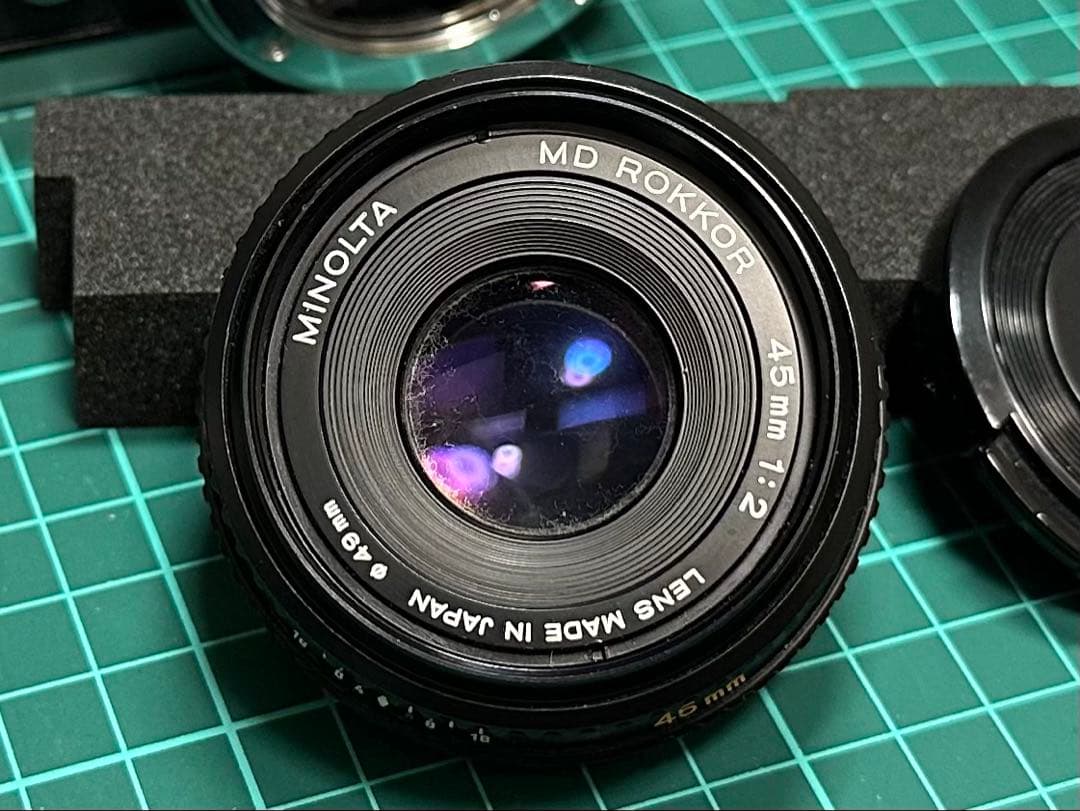 〖希少〗Minolta MD ROKKOR 45mm F2