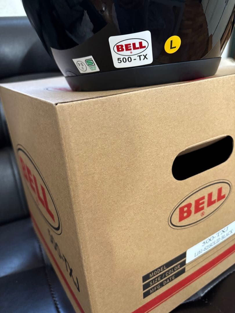 BELL 500-TXJ ジェットヘルメット Lサイズ ブラック